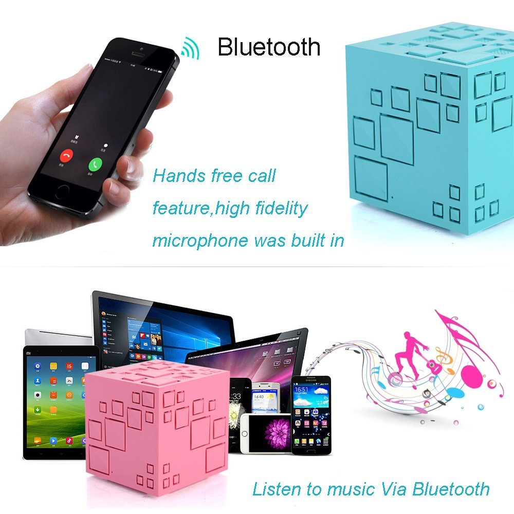 DLDT Portable Mini Speakers Bluetooth Speaker Cute Wireless Bluetooth