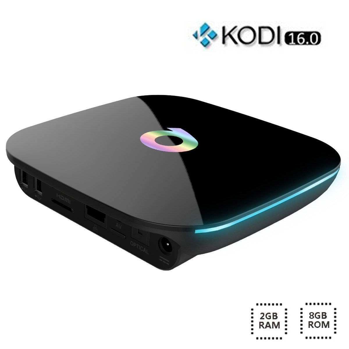 Q-Box Android 5.1 Smart Android TV BOX, S905 Quad Core 4K KODI 16.0 ...