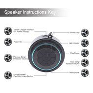BOOMER VIVI Bluetooth Speaker B08, Waterproof Shockproof Dustproof Wireless Stereo Speaker Built-in Mic for Handsfree... N8