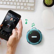 VicTsing Shower Speaker, Wireless Waterproof Speaker with 5W Drive, Suction Cup, Buit-in Mic, Hands-Free Speakerphone... N13