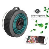 VicTsing Shower Speaker, Wireless Waterproof Speaker with 5W Drive, Suction Cup, Buit-in Mic, Hands-Free Speakerphone... N29