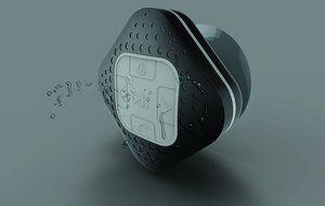 Sharper Image SBT620BK Bluetooth Shower Speaker (Black) N2