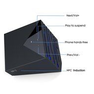 Wotmic Bluetooth Speakers Portable Speakers Outdoor Speakers Wireless Speakers NFC Tech Black N3