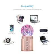 Uchoir Magic Plasma Ball Bluetooth Speaker, Fantastic Flashing Lightning ball Stereo Wireless Bluetooth Speaker... N4