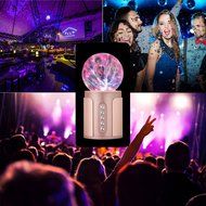 Uchoir Magic Plasma Ball Bluetooth Speaker, Fantastic Flashing Lightning ball Stereo Wireless Bluetooth Speaker... N7