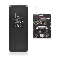 Pyle PSUFM1035A Bluetooth 1000 Watt 2-Way Speaker System with SD Card Reader, FM Radio, 3.5mm AUX Input and Flashing... N3