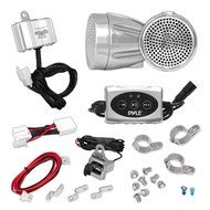 Pyle PLMCA62BT 600 Watt Motorcycle Bluetooth Weatherproof Sound System with Speakers, Amplifier and iPod Input
