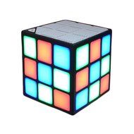 New Wayzon Magic Rubik's Cube Portable LED RGB Light Deep Bass Bluetooth 4.0 Wireless Speakers with Build in Microphone... N7