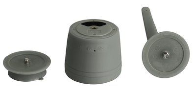 Waterproof Wireless Bluetooth Speaker - Grey - Loop, Set, Stick - the Perfect Rugged Speaker for the Outdoors!...