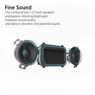 GranVela Rock MUBOX Portable Bluetooth 4.0 Aluminum Wireless Stereo Speaker with Two Strong Speaker Drivers, A... N9