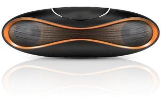 CiDoss 3 in 1 HI-FI Bass Wireless Portable Bluetooth Speaker Stereo with Built-in Microphone,Orange