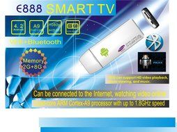 Quad Core Android Mini Pc with RK3188T Cortex-A9 1.6GHZ processor;DDR3 2GB RAM;8GB Nand Flash;Bluetooth,Support... N5