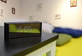 Clock Speaker, Yokkao&reg; Portable Wireless Bluetooth Clock Alarm Speaker with LED Screen Built-in Microphone Support... N7