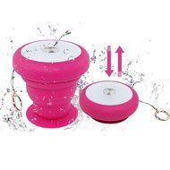 Shower Speaker, Portable Wireless FM Radio Speakers with Suction Cup for Shower Music Beach Pool Outdoor By ZDW... N4