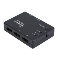 BephaMart 3x1 3 Port 1080P Video HDMI Switch Switcher Splitter IR Remote For HDTV PS3 DVD N4