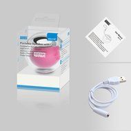 August MS315 - Portable Mini Speaker - Travel Speakers with Built-In Rechargeable Battery - 3.5mm Standard Audio... N4
