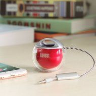 August MS315 - Portable Mini Speaker - Travel Speakers with Built-In Rechargeable Battery - 3.5mm Standard Audio... N6