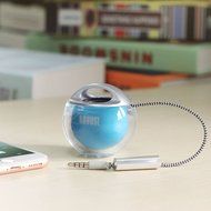 August MS315 - Portable Mini Speaker - Travel Speakers with Built-In Rechargeable Battery - 3.5mm Standard Audio... N9