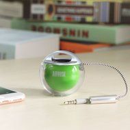 August MS315 - Portable Mini Speaker - Travel Speakers with Built-In Rechargeable Battery - 3.5mm Standard Audio... N12