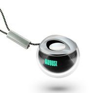August MS315 - Portable Mini Speaker - Travel Speakers with Built-In Rechargeable Battery - 3.5mm Standard Audio... N14