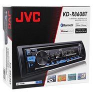 Package: JVC KD-R860BT Car Stereo Receiver With AM/FM, CD/USB/Bluetooth, iPhone/Android + Pair of JVC CS-J620... N6