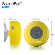 SoundBot&reg; SB510 HD Water Resistant Bluetooth 3.0 Shower Speaker, Handsfree Portable Speakerphone with Built-in... N5