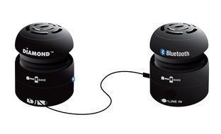 Diamond Multimedia Mini Rocker Mobile Portable Wireless Bluetooth Speakers for iPhone, iPad, Smartphone and all...