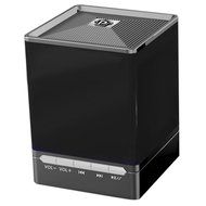 Pyle PBS9BK Bluetooth Mini Cube Speaker with Hands-Free Phone Function, Aux-In, 8 Hours of Playback