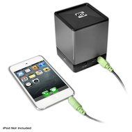 Pyle PBS9BK Bluetooth Mini Cube Speaker with Hands-Free Phone Function, Aux-In, 8 Hours of Playback N4