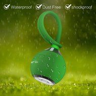 Besteker Outdoor Silicon Drop Resistantance Portable Wireless Speaker Waterproof Bluetooth Speaker Green N2