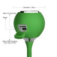Besteker Outdoor Silicon Drop Resistantance Portable Wireless Speaker Waterproof Bluetooth Speaker Green N3