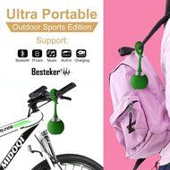 Besteker Outdoor Silicon Drop Resistantance Portable Wireless Speaker Waterproof Bluetooth Speaker Green N6