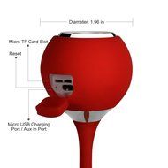 Besteker Outdoor Silicon Drop Resistantance Portable Wireless Speaker Waterproof Bluetooth Speaker Green N10