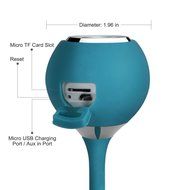Besteker Outdoor Silicon Drop Resistantance Portable Wireless Speaker Waterproof Bluetooth Speaker Green N15