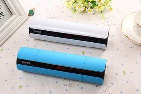 PowerLead Pspe PSP001 Bluetooth speakers 3D-Tumbler NFC Portable Wireless Speaker Stereo With Mic FM-Radio AUX... N23