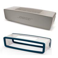 Bose SoundLink Mini II Bluetooth Speaker (Pearl) with Soft Cover (Navy Blue)