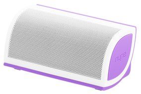 NYNE Multimedia Inc Mini Portable Bluetooth Speaker (White/Purple)