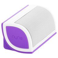 NYNE Multimedia Inc Mini Portable Bluetooth Speaker (White/Purple) N2