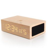 Wireless Bluetooth Stereo Speaker Clock Kit with Alarm Functions and LED Display by GOgroove - Works With Smartphones...