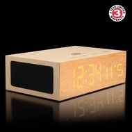 Wireless Bluetooth Stereo Speaker Clock Kit with Alarm Functions and LED Display by GOgroove - Works With Smartphones... N2