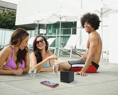 iHome Bluetooth Rechargeable Mini Speaker Cube - Black N3