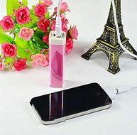 Eachbid 4000mAh Portable External Power Bank(Lipstick Shape) for Phones Red N12