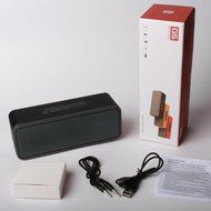 TWOPAGES Portable Wireless Bluetooth Speaker FM Radio Hands Free Calling Mic, Micro TF SD Card, with Low Harmonic... N6