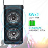 Portable Speakers Fifine 2*8W Enhanced Bass Bluetooth Speaker for iPhone, iPad, Samsung, Nexus, HTC at the Party N2