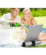 iRULU Portable Bluetooth Speaker With Stand Seat Hi-Fi Subwoofer Hands Free Design For Tablet Smartphone - Silver N4