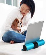 iRULU Portable Bluetooth Speaker With Stand Seat Hi-Fi Subwoofer Hands Free Design For Tablet Smartphone - Silver N11