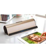 iRULU Portable Bluetooth Speaker With Stand Seat Hi-Fi Subwoofer Hands Free Design For Tablet Smartphone - Silver N18
