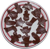 Holiday Cookie/Fondant Cutters, 9 Piece Stainless Steel Set Packaged in a Keepsake Tin from Vee's Handy Kitchen N8