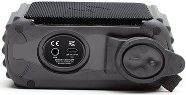 ECOXGEAR - ECOROX Rugged and Waterproof Wireless Bluetooth Speaker - Black N4
