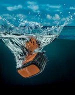 ECOXGEAR - ECOROX Rugged and Waterproof Wireless Bluetooth Speaker - Black N19